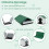 Plastic Dog House with Lockable Door & Ventilation 4