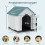 Plastic Dog House with Lockable Door & Ventilation 2