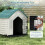 Plastic Dog House with Lockable Door & Ventilation 5