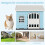 Weatherproof Plastic Dog House with Lockable Door 3