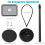 Set suporturi postere A3 reglabile, rotative, negre 2