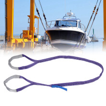 Élingue plate de levage 1 t PES 4 m x 30 mm Violet