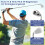 9-teiliges Golfschlägerset für Herren, Rechtshänder, Grau 4