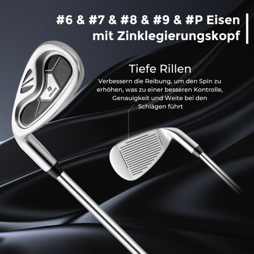 Komplettes Golfschlägerset für Linkshänder (Herren) inklusive Tasche 2