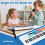 Teclado infantil de 49 teclas, 8 ritmos e sons, branco 5