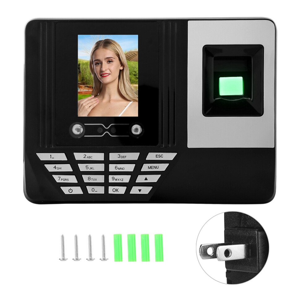 Password Punching Time Clocks For Employees Attendance Machine With Face Recognition Fingerprint Identification Flexible Shift Management Employee 9439860842870