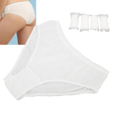 4pcs Disposable Cotton Postpartum Underwear XXXL for Pregnant Women