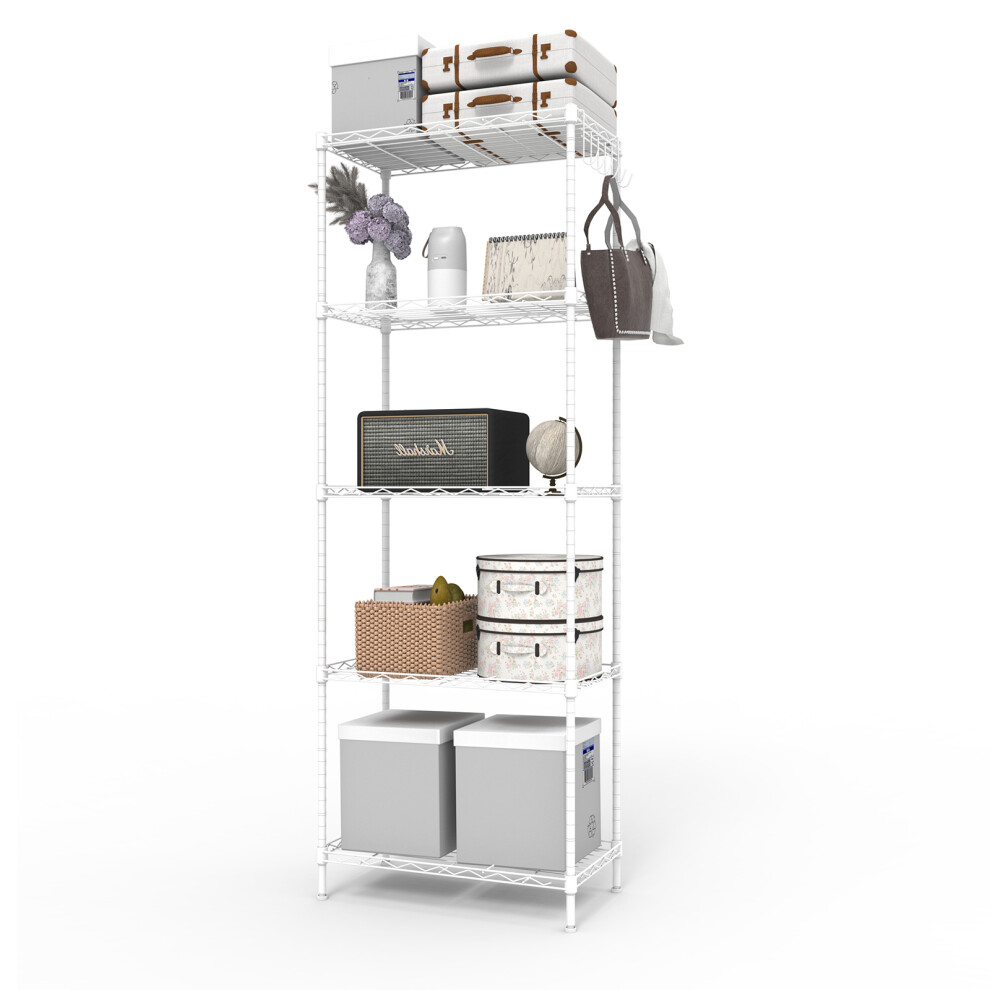 5 Tier Metal Storage Adjustable Racks Garage Racking/Shelving Units 703052541773
