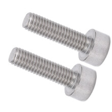 Viti a testa svasata con filetto M5x18, 23 mm, 6 pezzi, colore argento