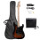 GST 6 String Electric Guitar with 20w AMP +Bag Strap Kit Right Hand 18