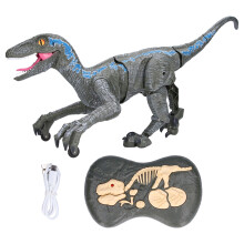 Dinosaure télécommandé pour enfants, mouvements et sons réalistes, fonction marche réaliste, lumière LED et télécommande éducative