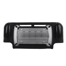 Funda de silicona acoplable para Nintendo Switch, protector de pantalla de vidrio templado con absorción de impactos, resistente a impactos y
