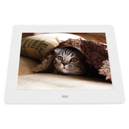 IPS Screen Digital Photo Frame, 8 Inch Touch Screen High Resolution Adjustable Brightness Frame Remote Control Digital Picture Frame Auto Rotate Wall 2