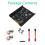 Adaptador In1Combo M.2NGFF com chave B, conversor SSD mSATA com interface SATA3.0, material PCB de alta qualidade, compatível com soquetes de chave 5