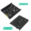 Adaptador In1Combo M.2NGFF com chave B, conversor SSD mSATA com interface SATA3.0, material PCB de alta qualidade, compatível com soquetes de chave 6