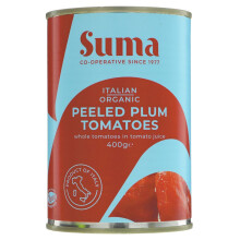Suma Tomatoes - peeled, whole organic 400g ( pack of 36 )