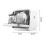 Living And Home 5L Countertop Dishwasher with 6 Wash Programs, Steam Sterilization 5
