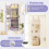 Mobiletto portagioie con luce LED, specchio, chiudibile a chiave, viola 4
