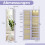 Mobiletto portagioie con luce LED, specchio, chiudibile a chiave, viola 2