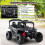 12V Kinder-Elektro-UTV mit Fernbedienung, Schwarz 3