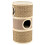 Arbre à chat en sisal et jonc de mer, 3 cachettes, Ø 36 cm 1