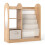 Libreria per bambini con specchio e organizer per giocattoli 1