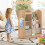 Libreria per bambini con specchio e organizer per giocattoli 4