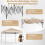 3x3 m Pop-Up-Pavillon mit UV50+-Schutz, Weiß 4