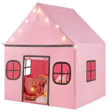 Indoor-Spielzelt für Kinder mit Sternenlichtern und Matte