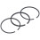 Segment de piston 0.48/0.67 titane 80mm, 5.5KW 14