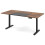 Electric Height Adjustable Standing Desk, 140x70 cm, Brown 1
