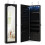 Mobiletto portagioie con specchio e luci a LED, con serratura, nero 2