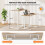 Adjustable Sit-Stand Desk, C-Shape, 70-106 cm, Mobile 5