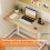 Adjustable Sit-Stand Desk, C-Shape, 70-106 cm, Mobile 4