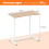 Adjustable Sit-Stand Desk, C-Shape, 70-106 cm, Mobile 2