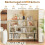 Libreria a 3 ripiani, gambe in legno, 140 cm, antiribaltamento 3