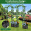 Garden Arch with Self-Watering Planters, Metal & PP, 250cm 3