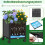 Garden Arch with Self-Watering Planters, Metal & PP, 250cm 5