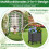 Garden Arch with Self-Watering Planters, Metal & PP, 250cm 4
