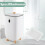 Sèche-serviettes électrique, capacité 35 L, minuterie, blanc 2