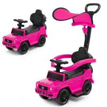 Mercedes-Benz 3-in-1 Kinder-Elektroauto mit Verdeck, Rosa