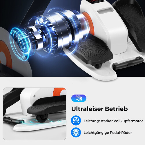 Elektrischer Untertisch-Ellipsentrainer mit Display 2
