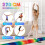 Trave di equilibrio pieghevole da ginnastica da 270 cm per bambini 4