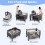 Lit bébé portable 5 en 1 avec table à langer et berceau 3