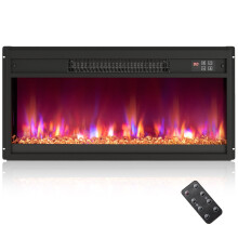 Chimenea eléctrica de 26 pulgadas con control remoto