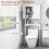 Over-Toilet Storage Cabinet, Adjustable Shelf, 168 cm 4