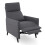 Recliner Chair with Adjustable Backrest & Footrest, Dark Grey 1