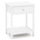 White Nightstand with Drawer & Open Shelf - 48x40x58 cm 1