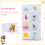 Organizer per guardaroba per bambini, 8 cubi, bianco, regolabile 2