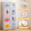 Organizer per guardaroba per bambini, 8 cubi, bianco, regolabile 4